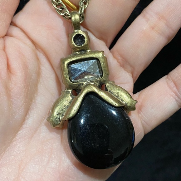 Gently used Banana Republic jeweled acrylic statement necklace - Picture 3 of 4